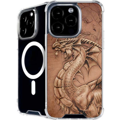 Dragon Parchment by Tom Wood iPhone 16 Pro MagSafe Case